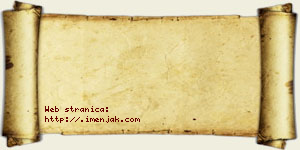 Hana Jačovac vizit kartica